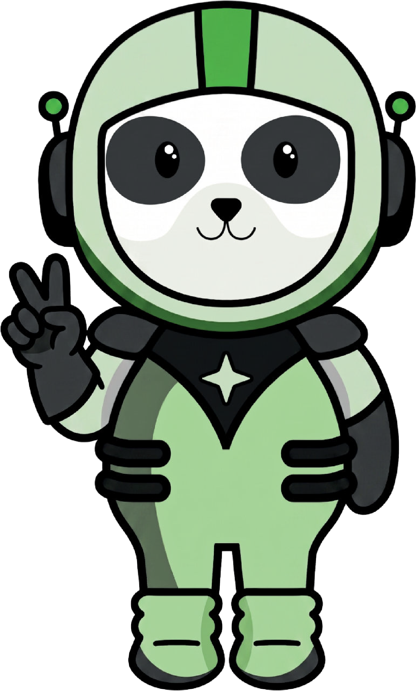 Space Panda astronauta